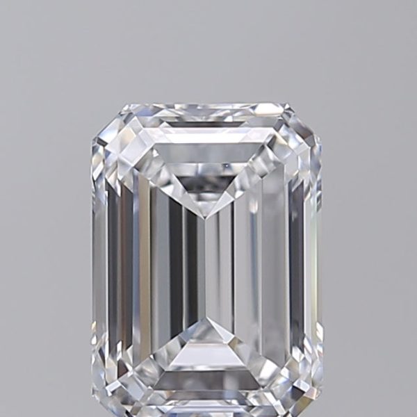 1.68 Carat Emerald Cut Lab-Created Diamond Hot on Sale