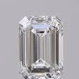 0.78 Carat Emerald Cut Lab-Created Diamond For Sale