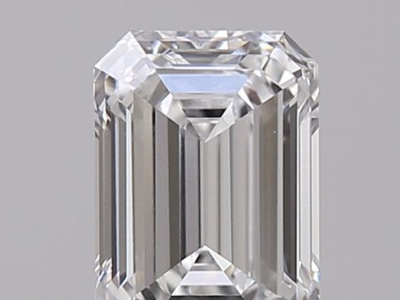 0.78 Carat Emerald Cut Lab-Created Diamond For Sale