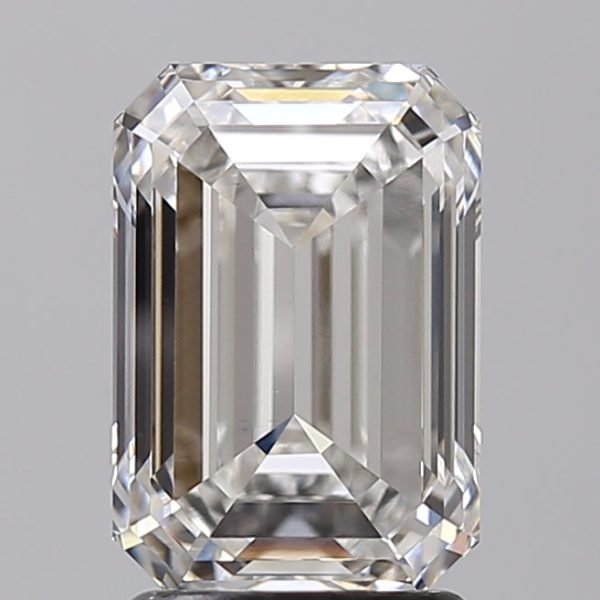 2.44 Carat Emerald Cut Lab-Created Diamond on Sale