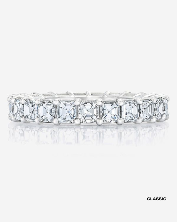 Asscher Diamond Eternity Band Online Sale