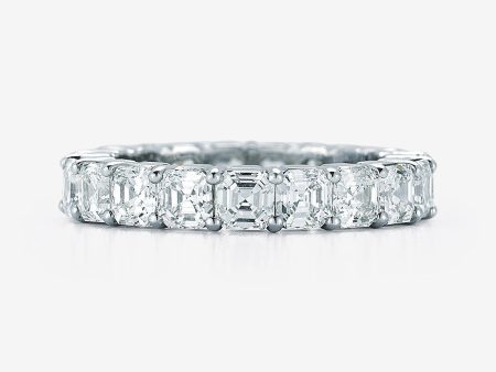 Asscher Diamond Eternity Band Fashion