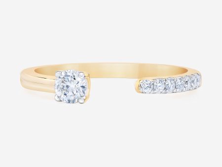 Open Round Diamond Band Online Hot Sale