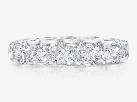 Lab Grown Sideways Oval Eternity Band Supply