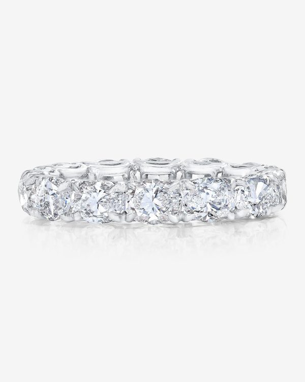 Lab Grown Sideways Oval Eternity Band Supply