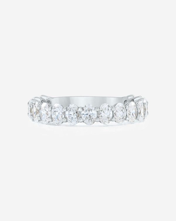 Lab Grown Oval 3 4 Diamond Band Online Sale