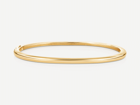 Stackable Gold Cloud Bangle on Sale