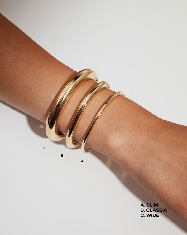 Stackable Gold Cloud Bangle Sale