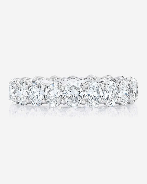 Lab Grown Oval Diamond Eternity Band Fashion