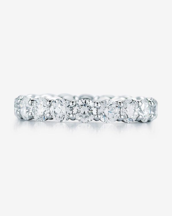 Lab Grown Round Diamond Eternity Band For Cheap