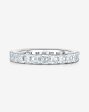 Lab Grown Asscher Diamond Eternity Band For Sale